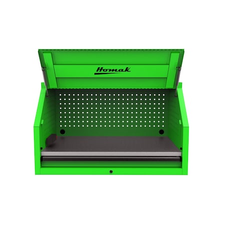 Homak 41in RS PRO TOP HUTCH-LIME GREEN LG02041010